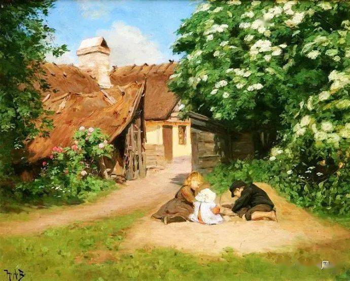 这组乡村风情画美成了童话