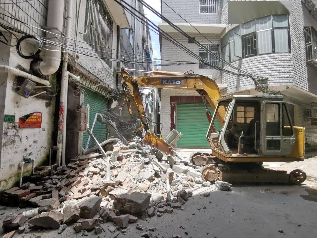 梅州又有2处违建被拆除!