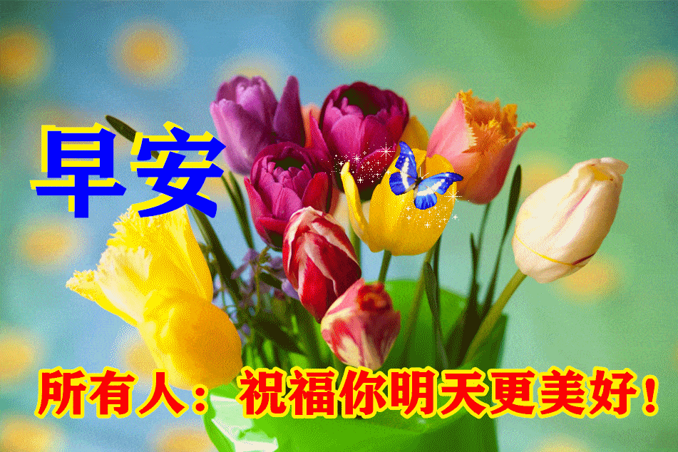 最漂亮早上好动态表情图片大全早晨好动图美图大全