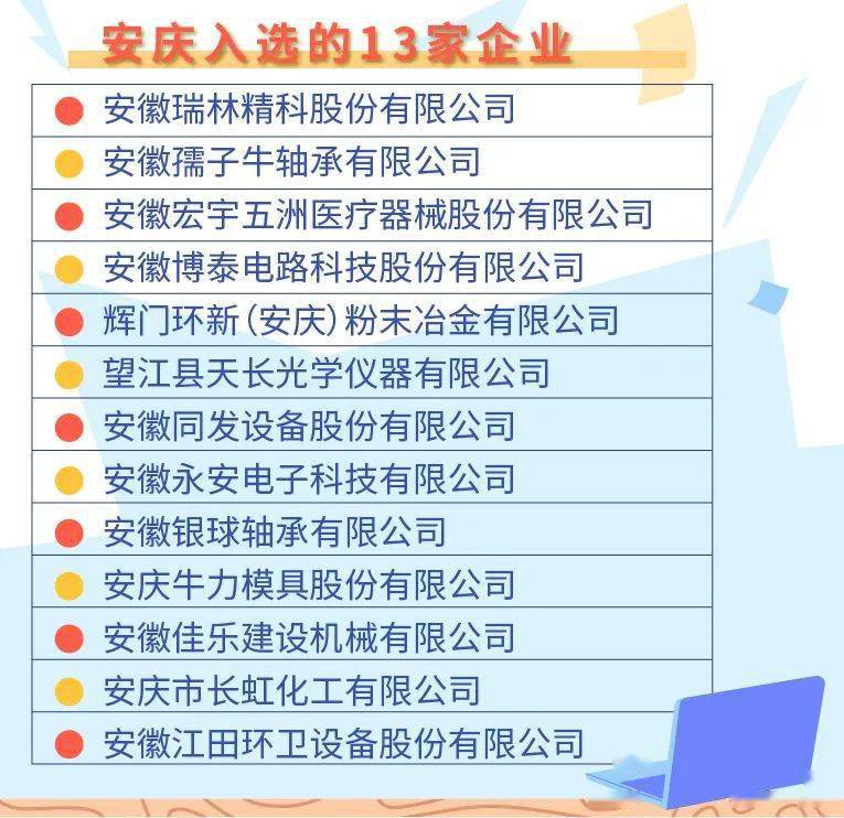 创历史新高！安庆13家企业跻身国家级