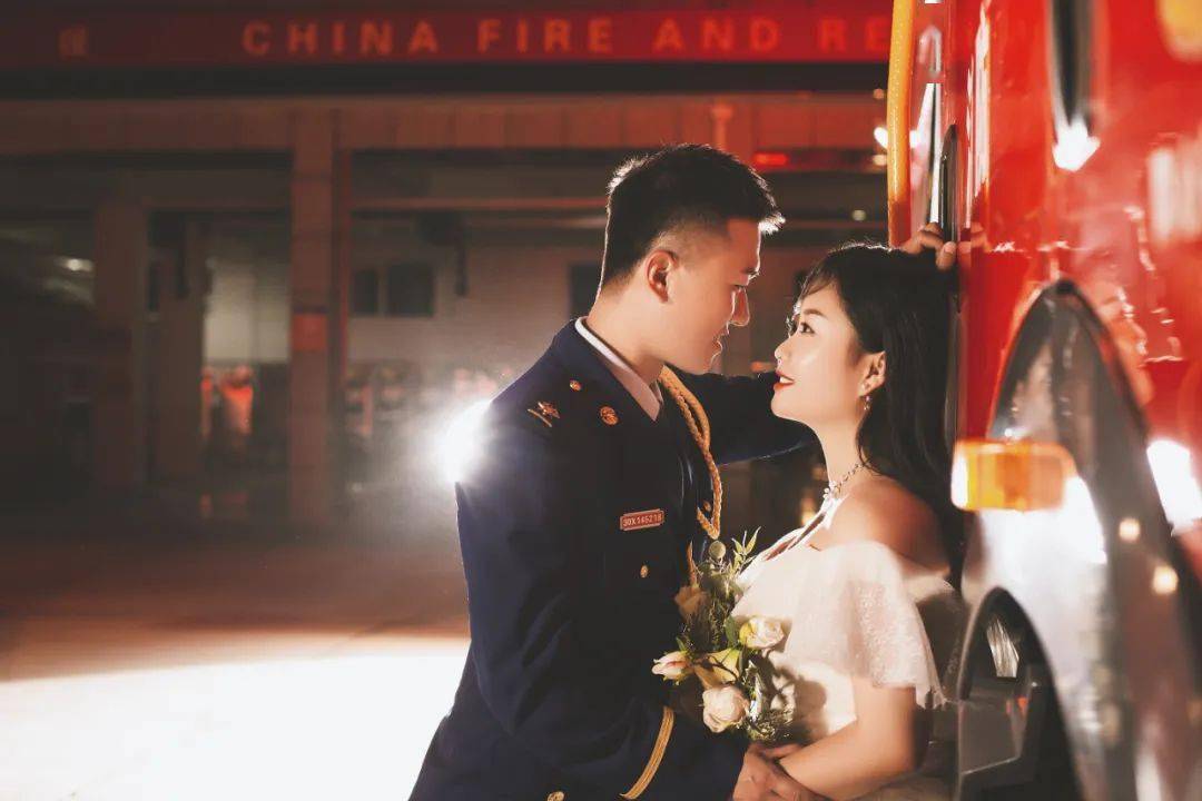 七夕属于吴忠消防蓝朋友的浪漫