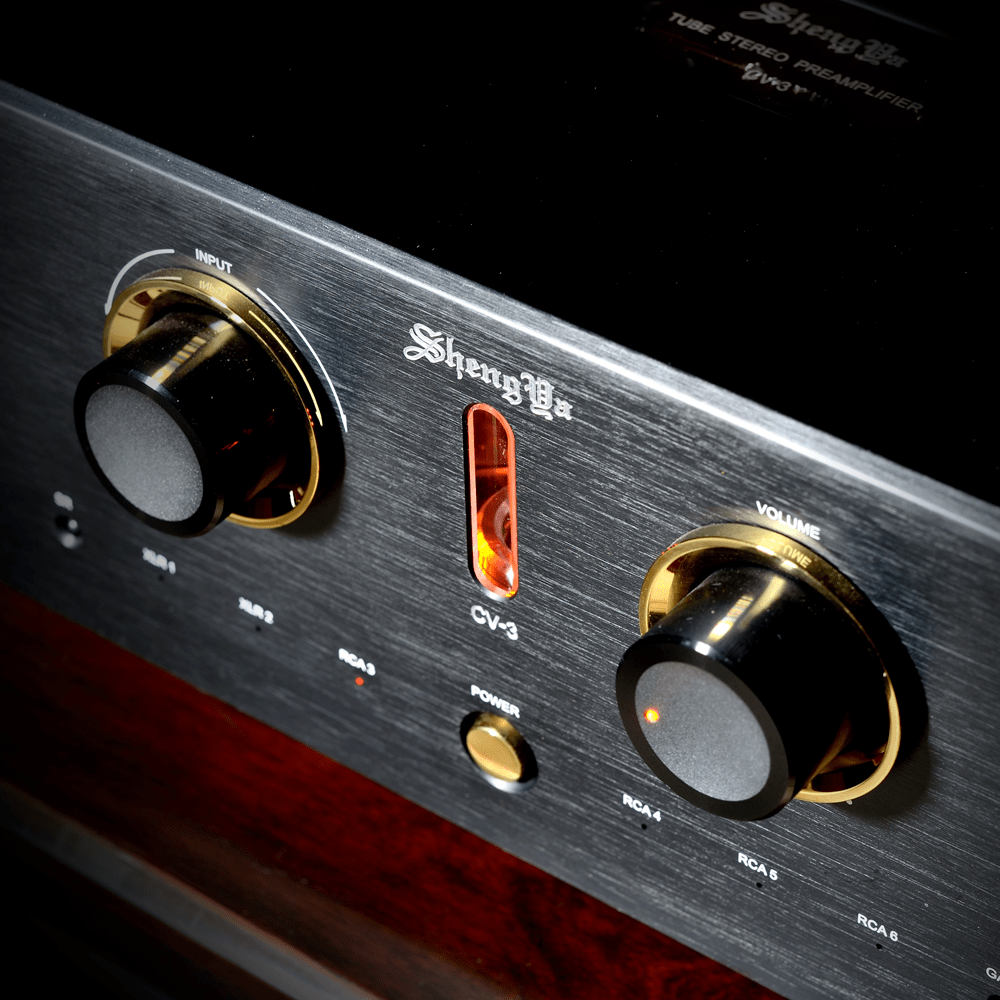 清澈自然且具有模拟味shengya声雅cv3电子管全平衡前级放大器