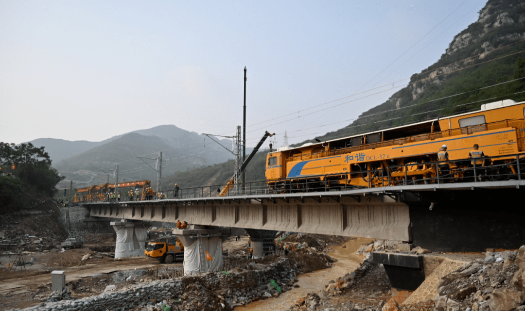 搶通了!太焦鐵路全線正式恢復行車