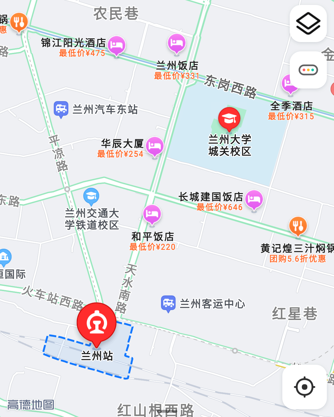 兰州交通地图图片