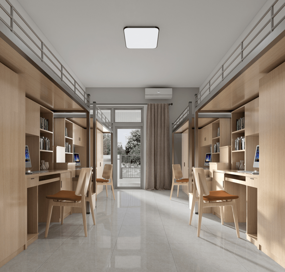 先期改造60间公寓目前,该项目已正式开工▲整改后金凤青年公寓效果图