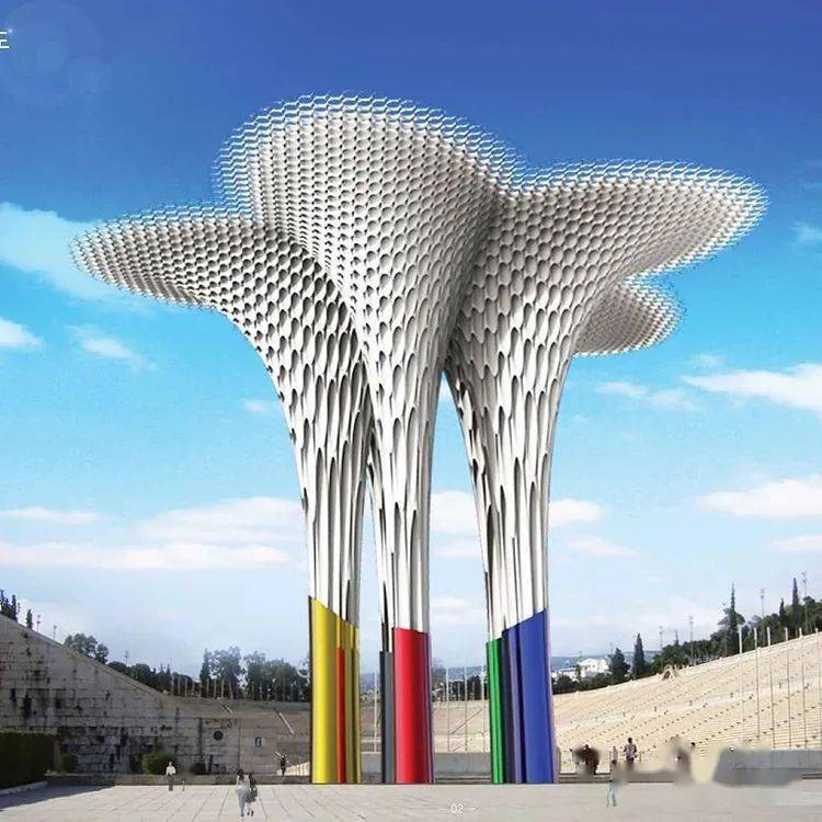 用管子拼成的雕像艺术,美轮美奂!