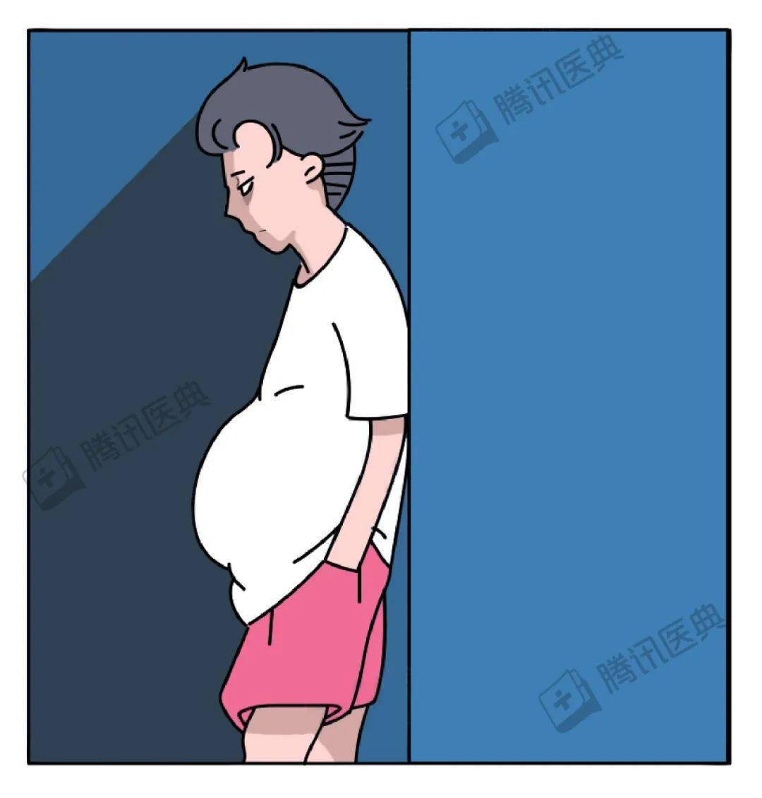 男生大肚子怀孕动漫图片