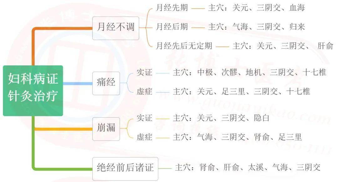 中西医针灸学思维导图