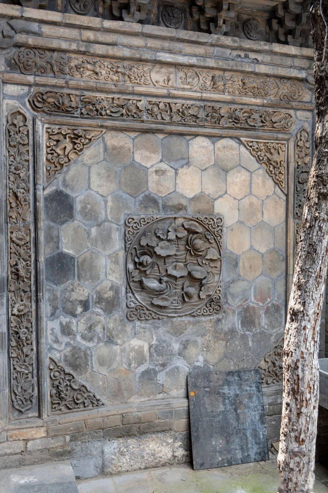 棋盘八院——阳城中庄李家大院_砖雕