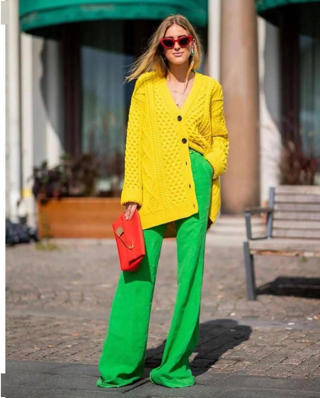 蓝色|初秋换季穿“ 奶奶衫 ”呀，太好穿了！