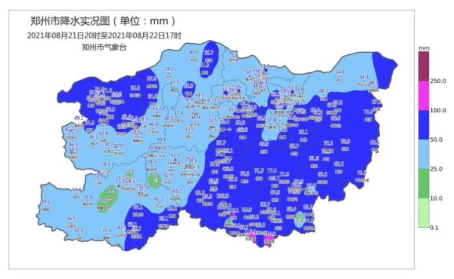 天气速报预计未来一小时郑州降雨主要集中在郑东新区航空港区新郑中牟
