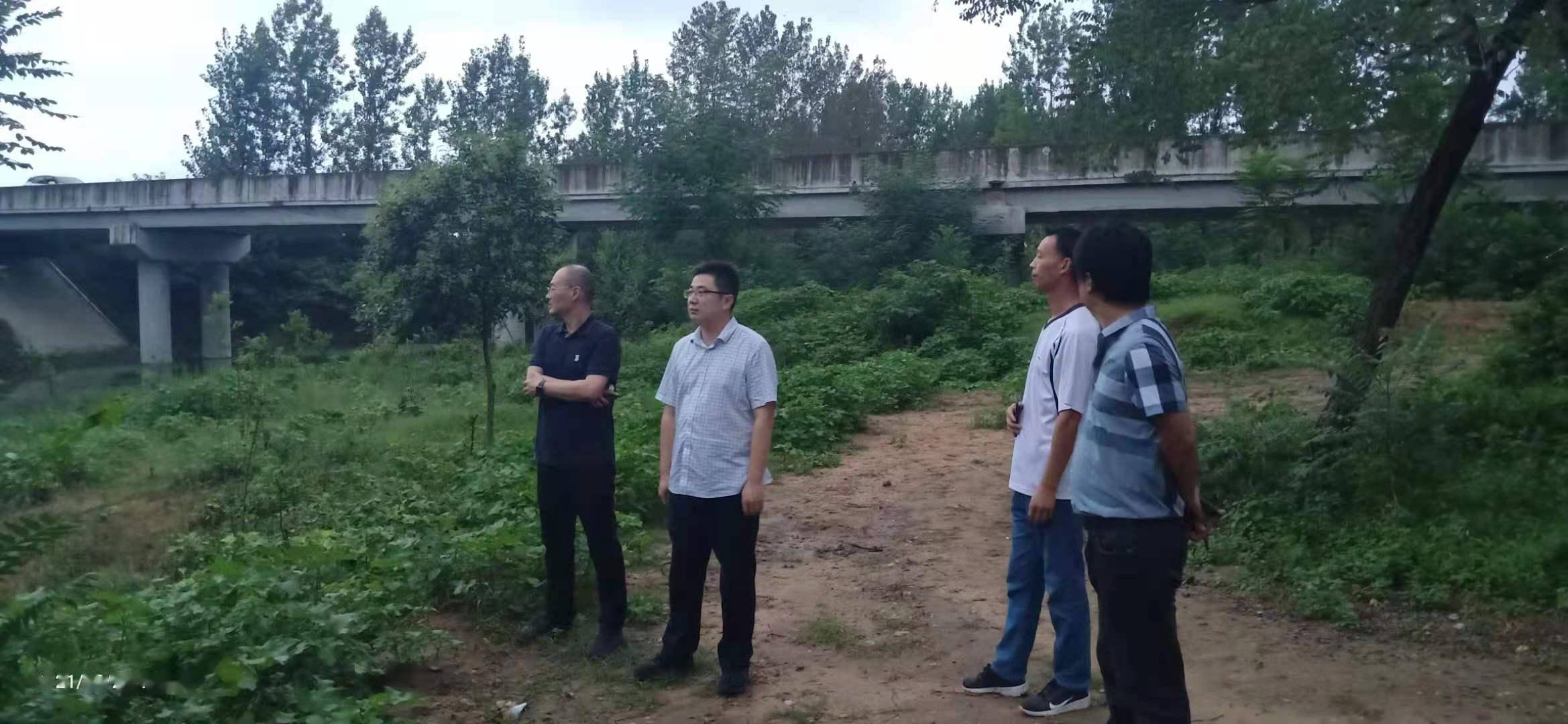 镇平县委常委,县委办公室主任谢睿到马庄乡检查指导防汛工作