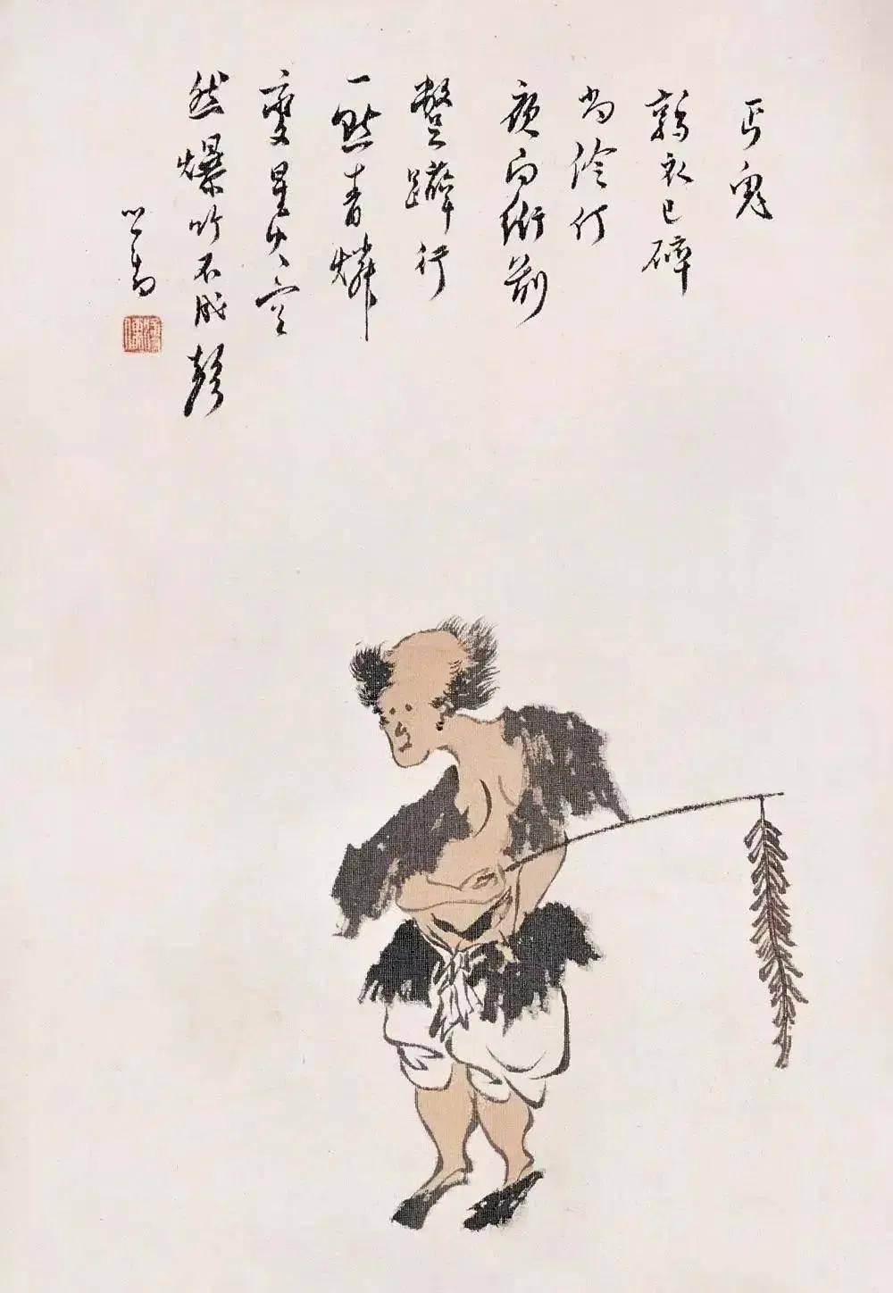 溥心畲笔下的"小鬼",太萌了_溥儒