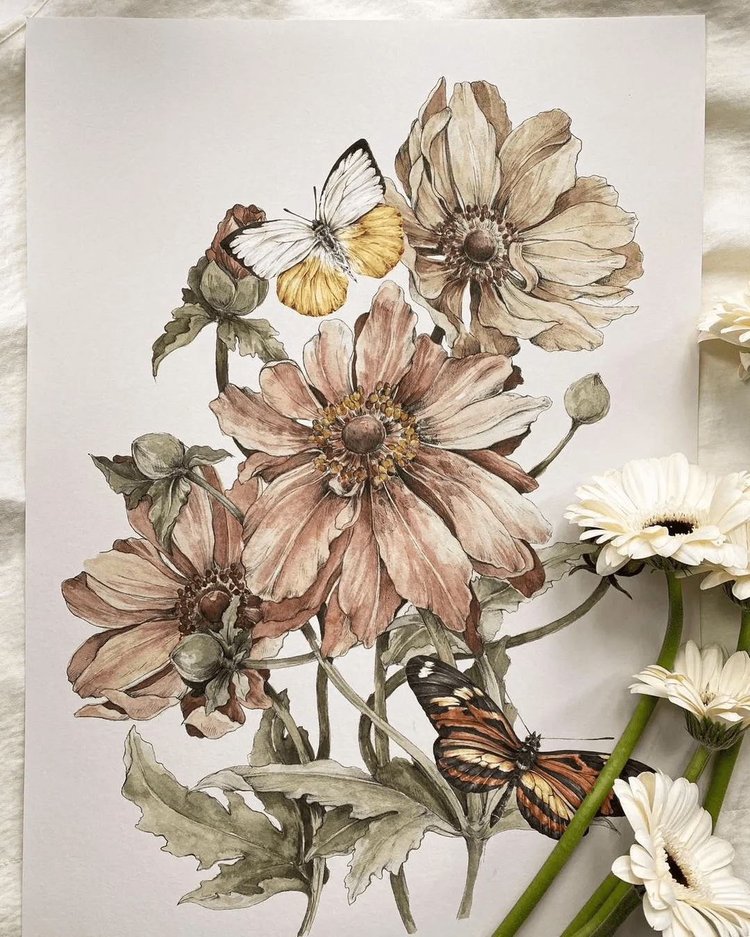 水彩大神笔下唯美复古的作品把无数人带进精致华丽的童话世界