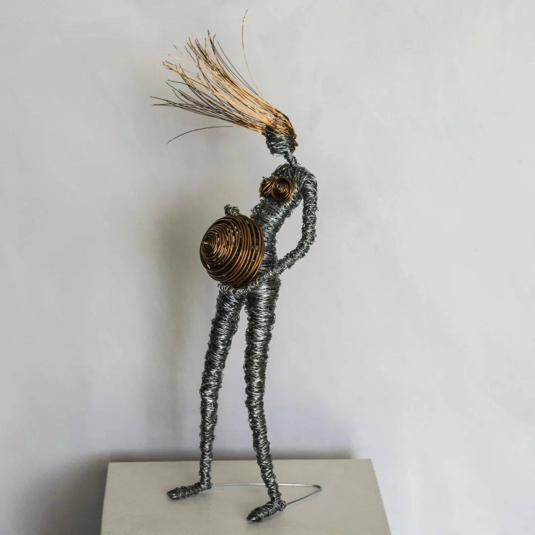 具有生命力的金属丝katerinaharitopoulou