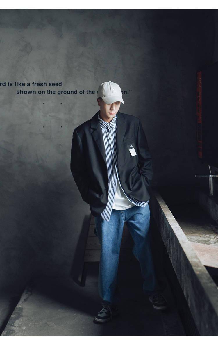 get休闲西装穿搭法则,痞帅整个秋季