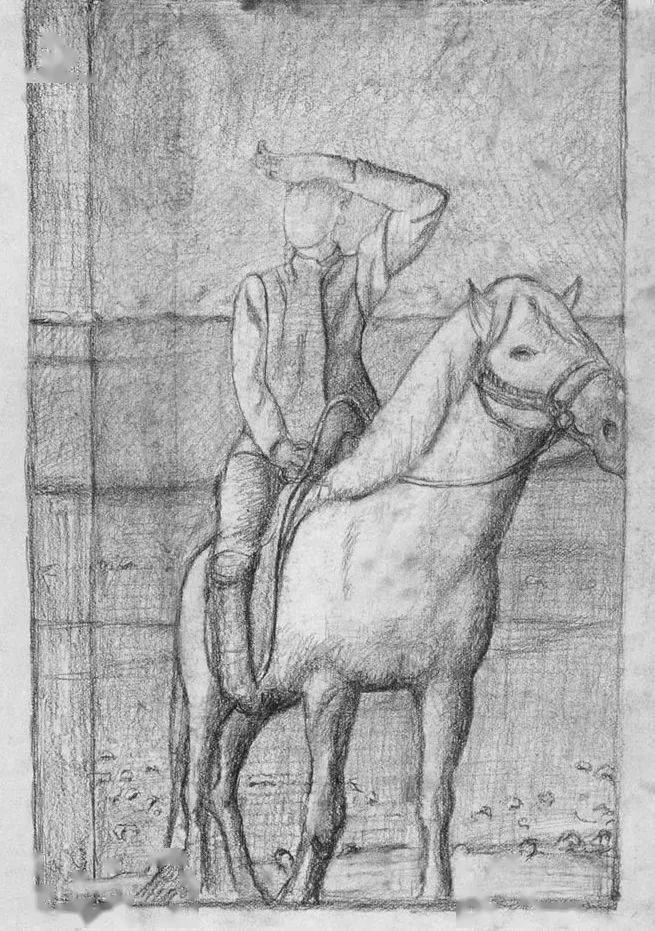 中央美术学院油画系教授朝戈素描欣赏