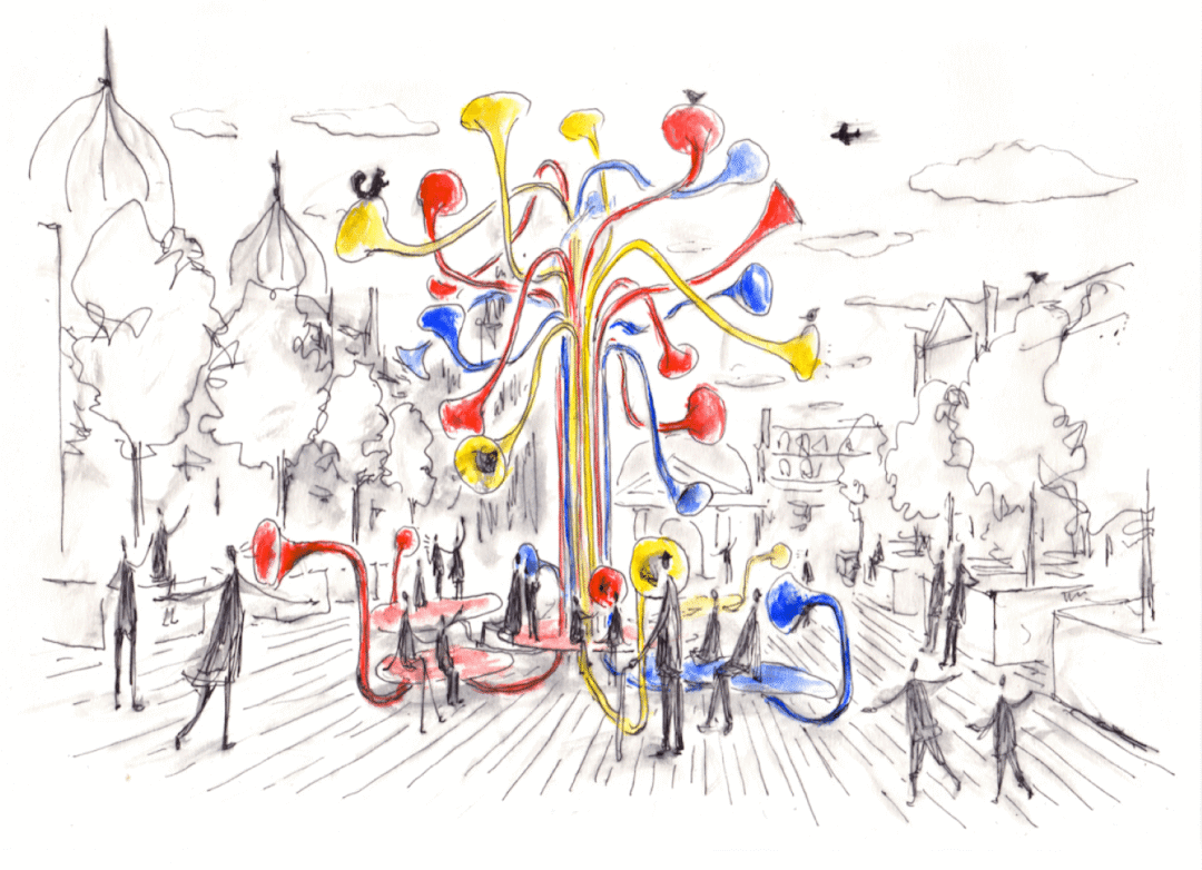 "sonicbloom"神奇的互动声音公共装置_艺术网