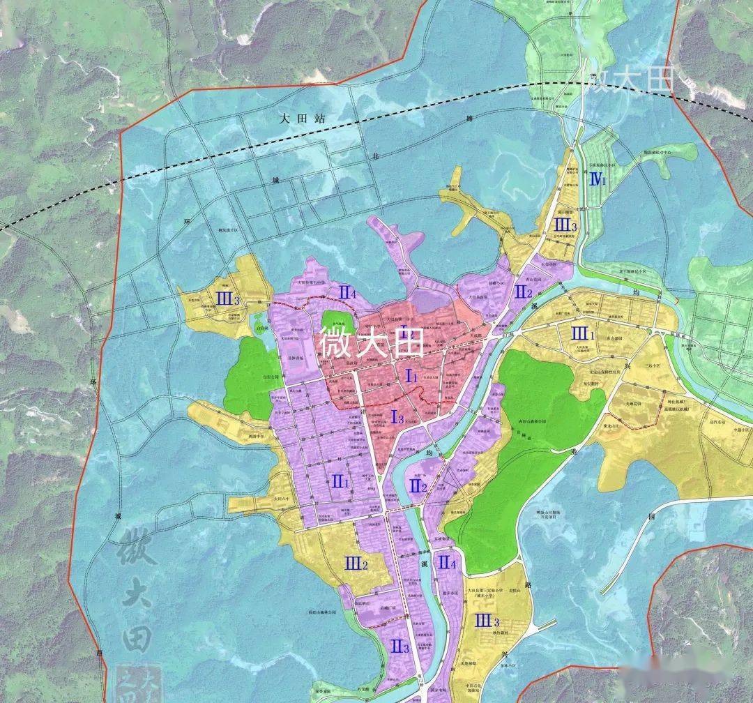 大田县乡镇地图图片