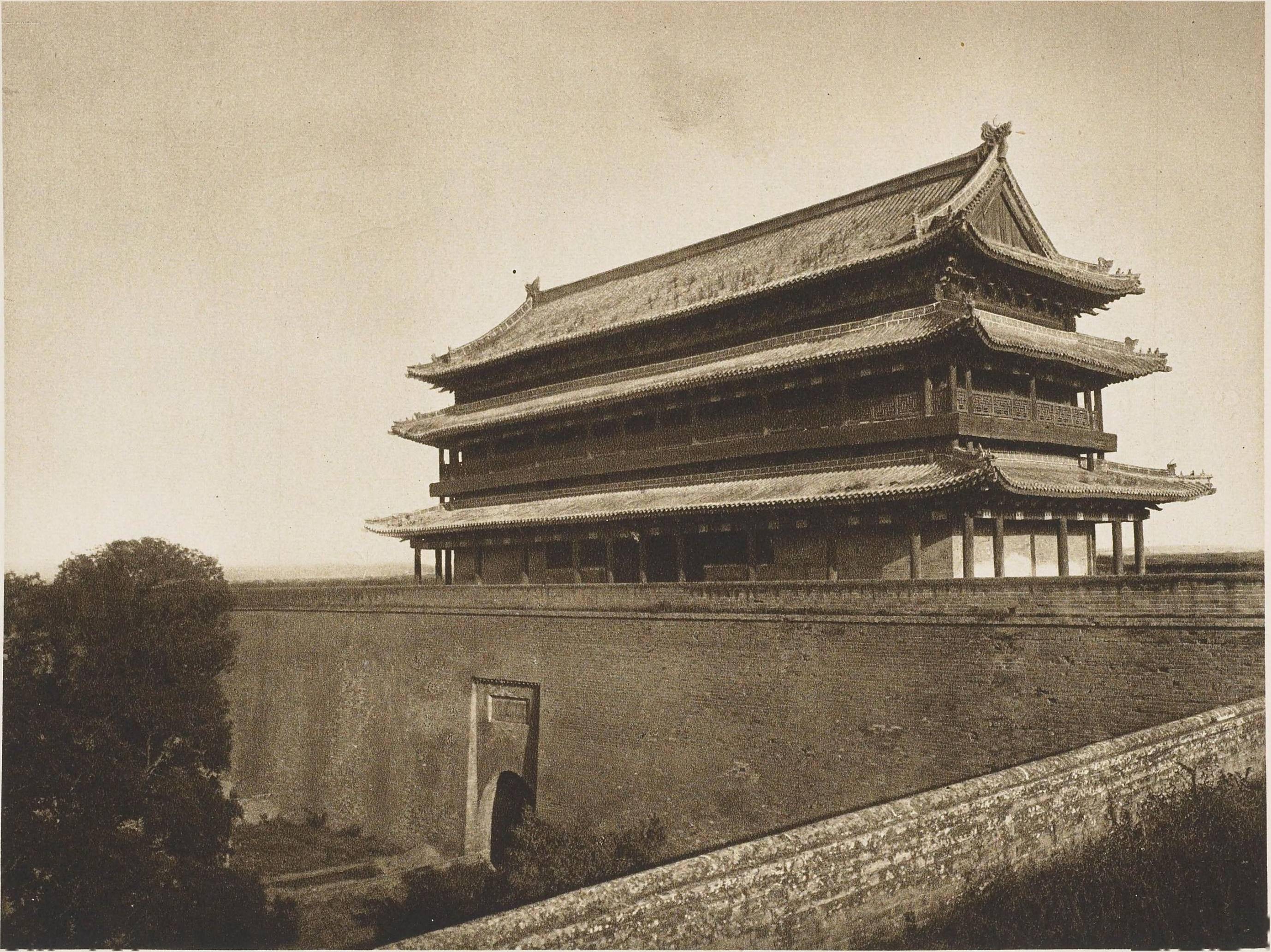 柏石曼清末中国行91908年的西安古城与华山老照片
