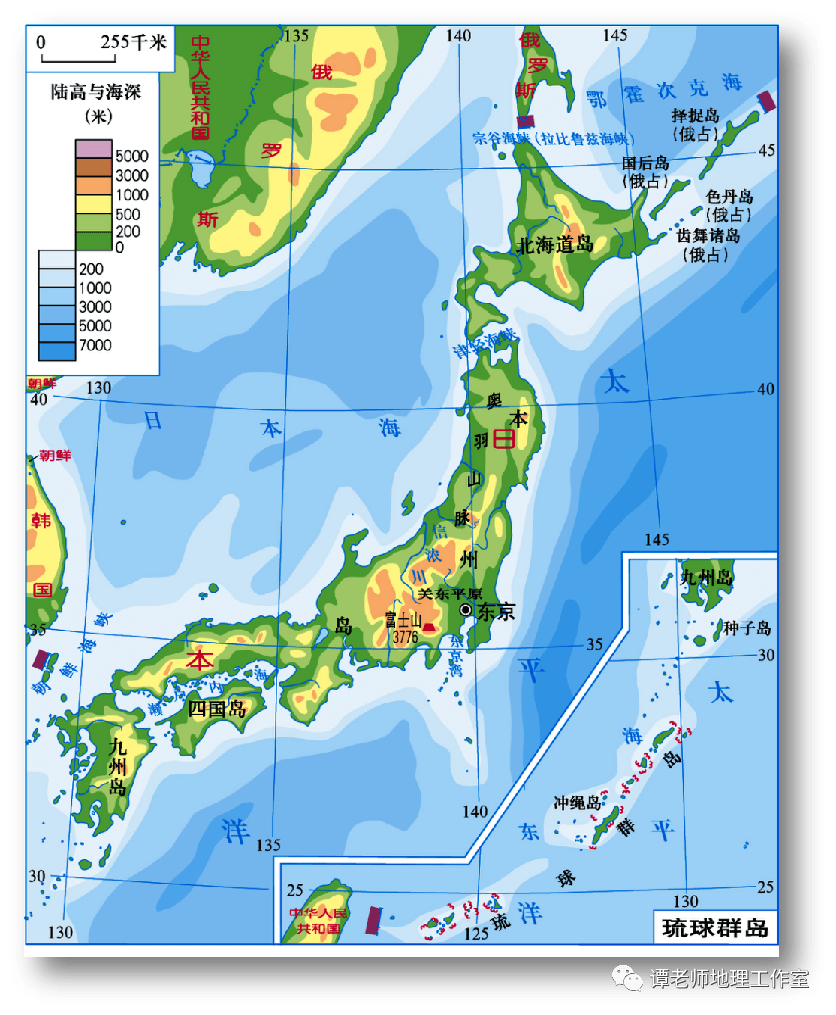 备考干货 高考区域地理重点知识总结 收藏 日本