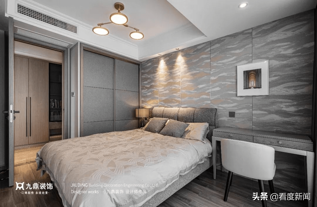 木材|125㎡轻奢三居，化繁为简，向美而生