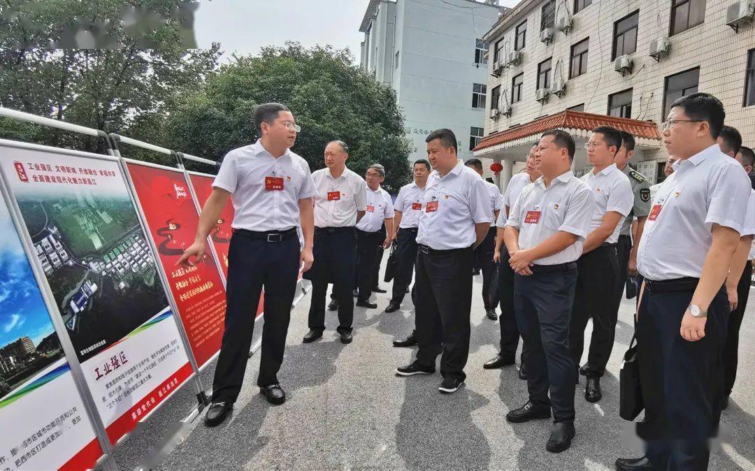 【聚焦党代会】擘画蓝图!昌江区四套班子领导观看党代会宣传展板