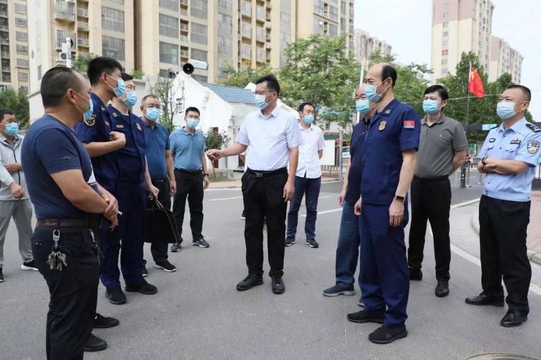 航空港区管委会副主任魏学彬督导调研消防安全工作