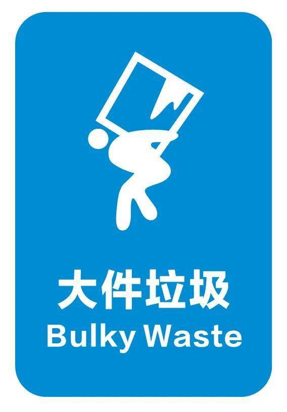 3,新增大件,绿化,装修垃圾标识2,变动后的四类生活垃圾常见废物标识1