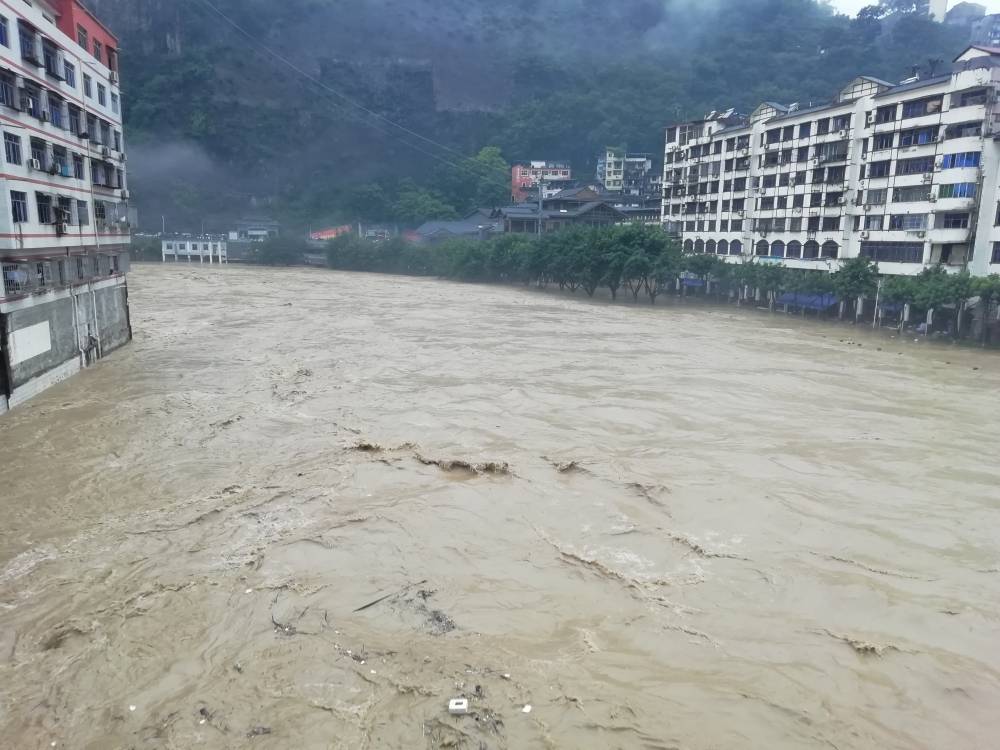 洪水预警升级!大宁河巫溪站今日下午将超警戒水位