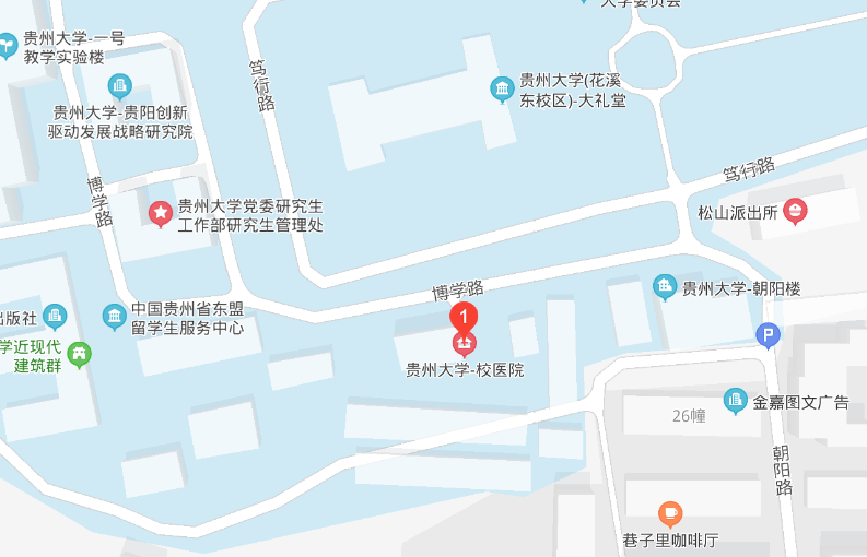 贵州医科大学地图图片