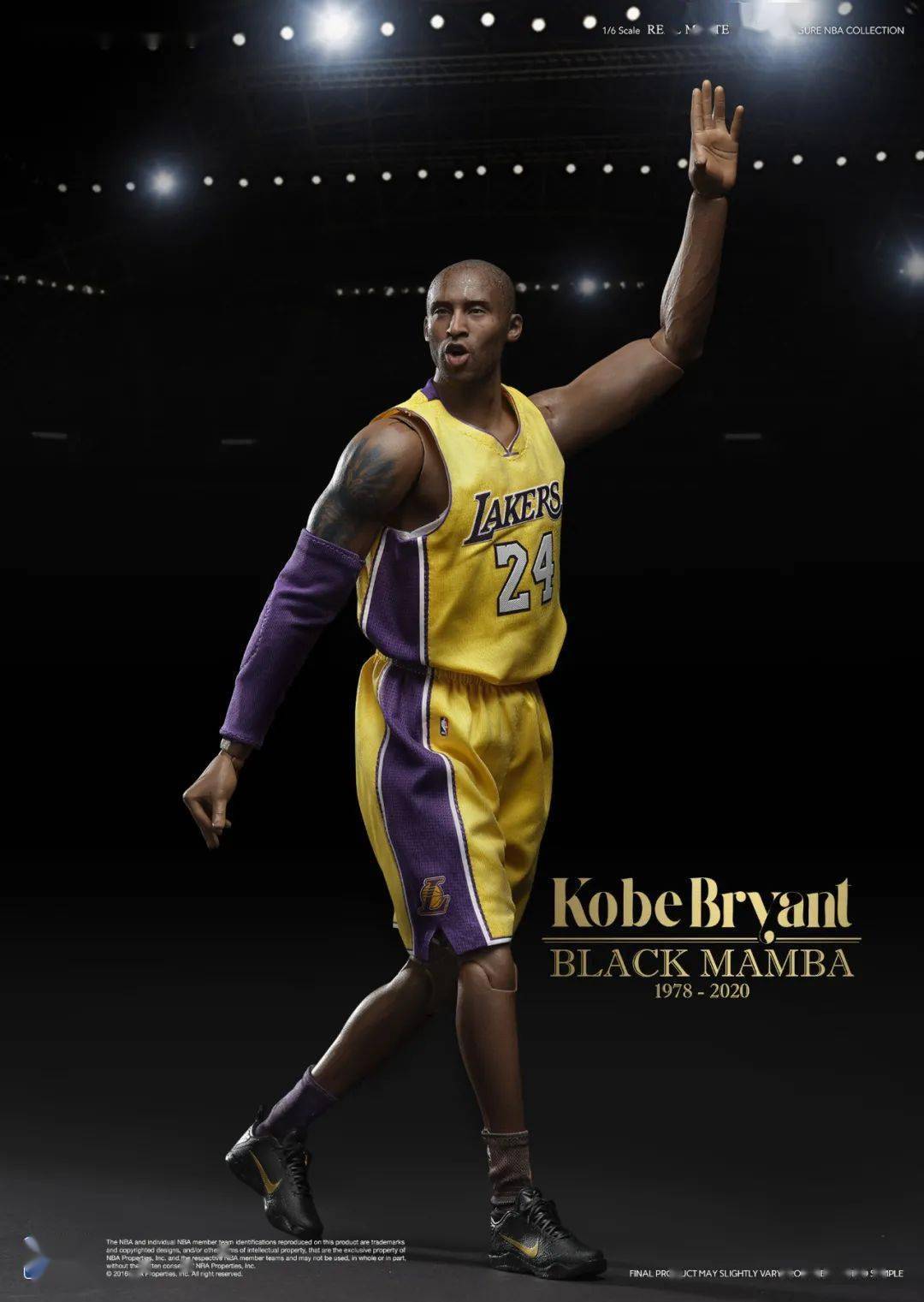 67新品预定enterbayeb16rm1036nbakobe高比科比布莱恩双头雕