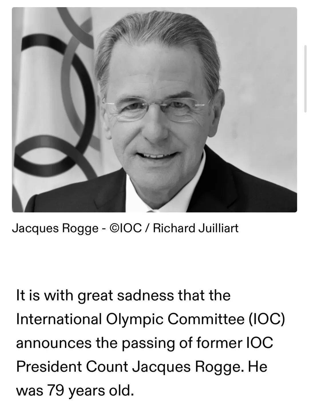 掌舵国际奥委会12年的罗格与奥运企业恒源祥的绒绣情