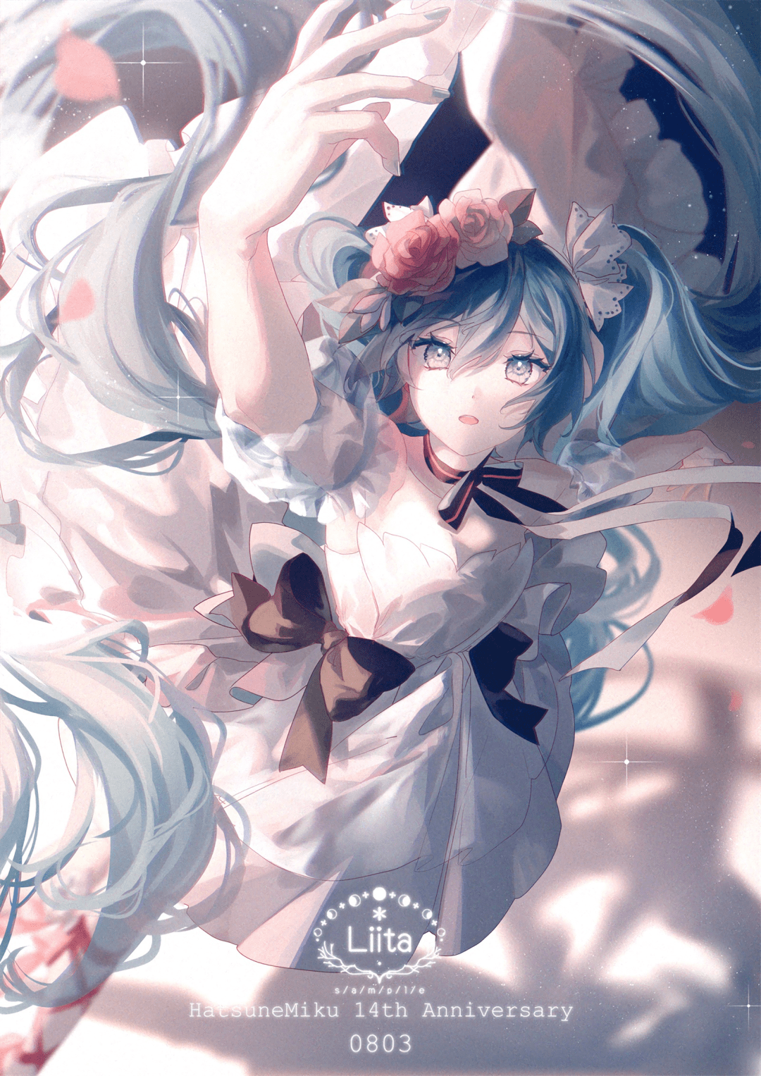 二次元萌图初音未来生日贺图