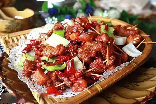 牙签羊肉