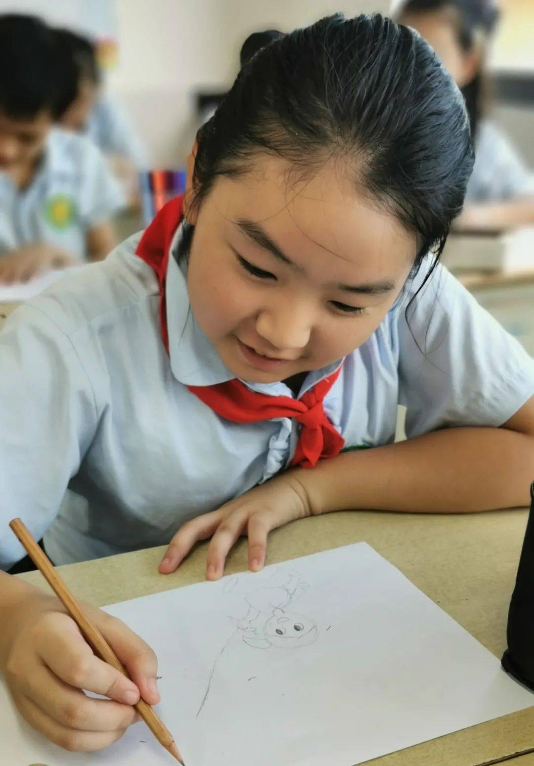 开学典礼④||航埠小学:五,六年级学生与新校园的初次见面