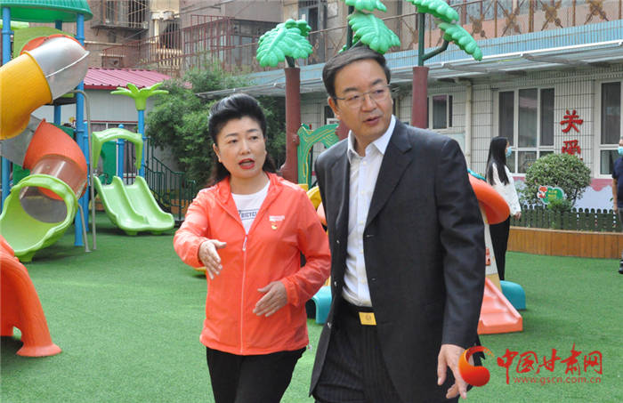 调研|甘肃省副省长张世珍调研省商务厅幼儿园开园准备工作
