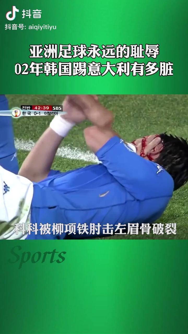 载入史册的一场比赛韩国意大利世界杯