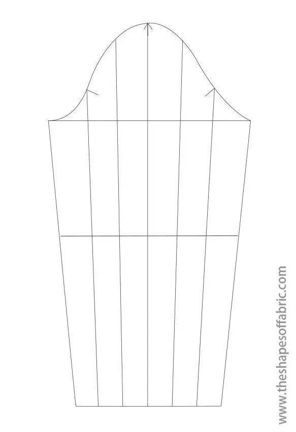 七种简单袖型的纸样变化_袖子