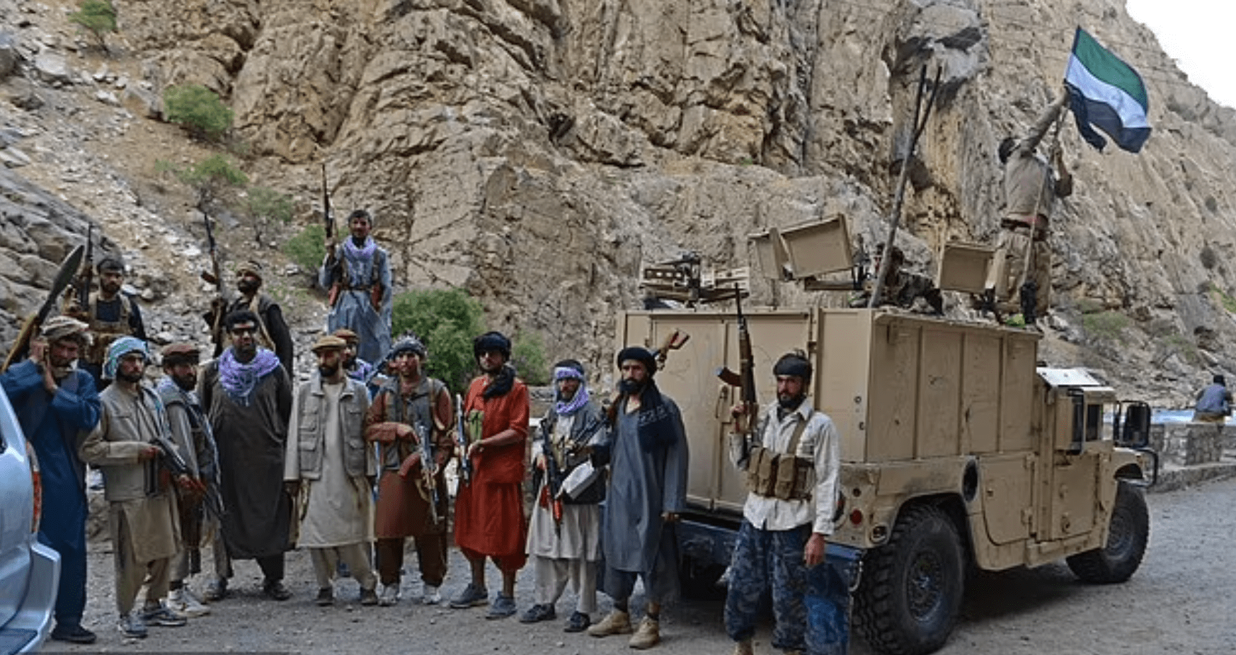精良美式装备的塔利班粉碎潘杰希尔山谷阿富汗反抗军最后阵地