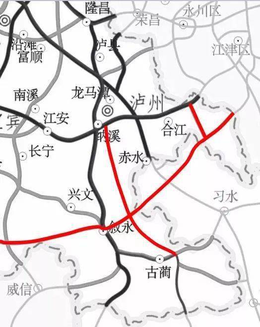 叙永县叙镇公路规划图图片