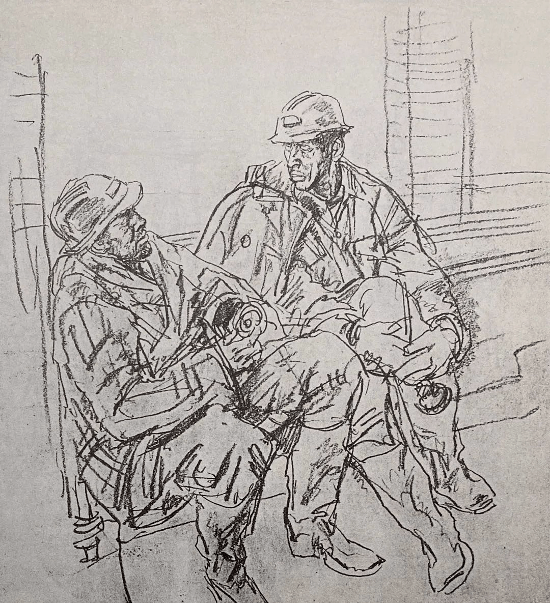 中央美术学院教授华其敏速写作品