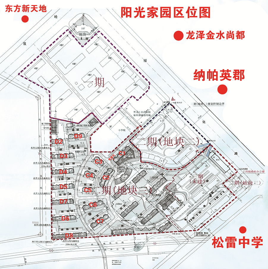 部分户型图:02哈西阳光家园小区周边信息:幼儿园: 幸福幼儿园中小学
