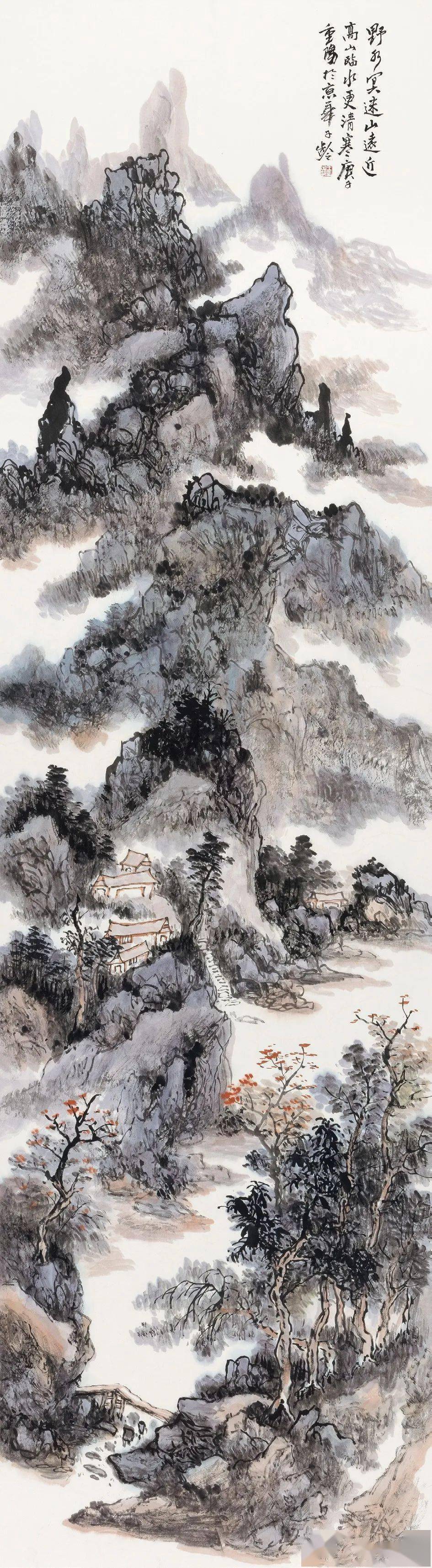 观云王子龄山水画展