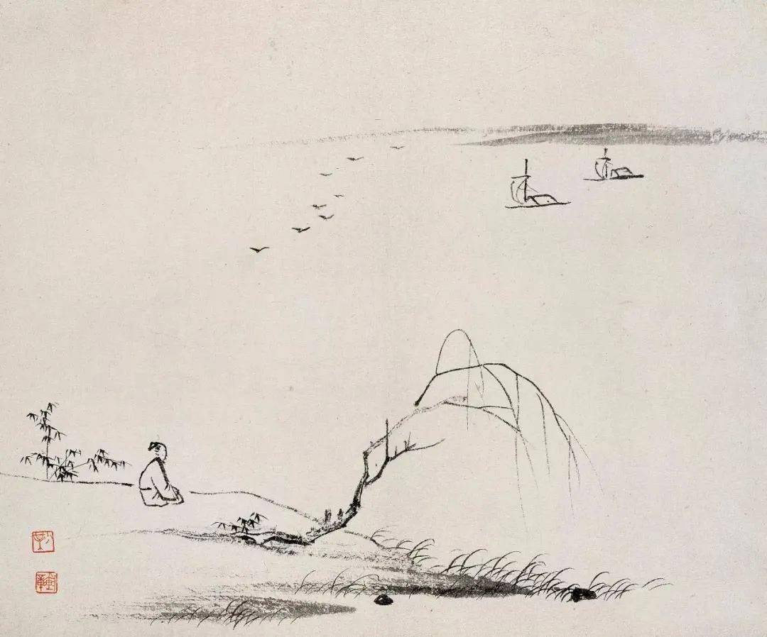 雅赏| 十幅极简小画,意境悠远