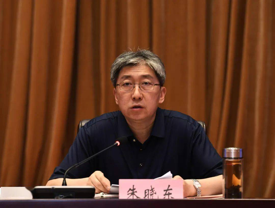 朱晓东作集中提升行动 安排部署.  刘纪森摄