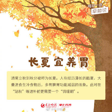 秋意|给秋季养生 定个小目标