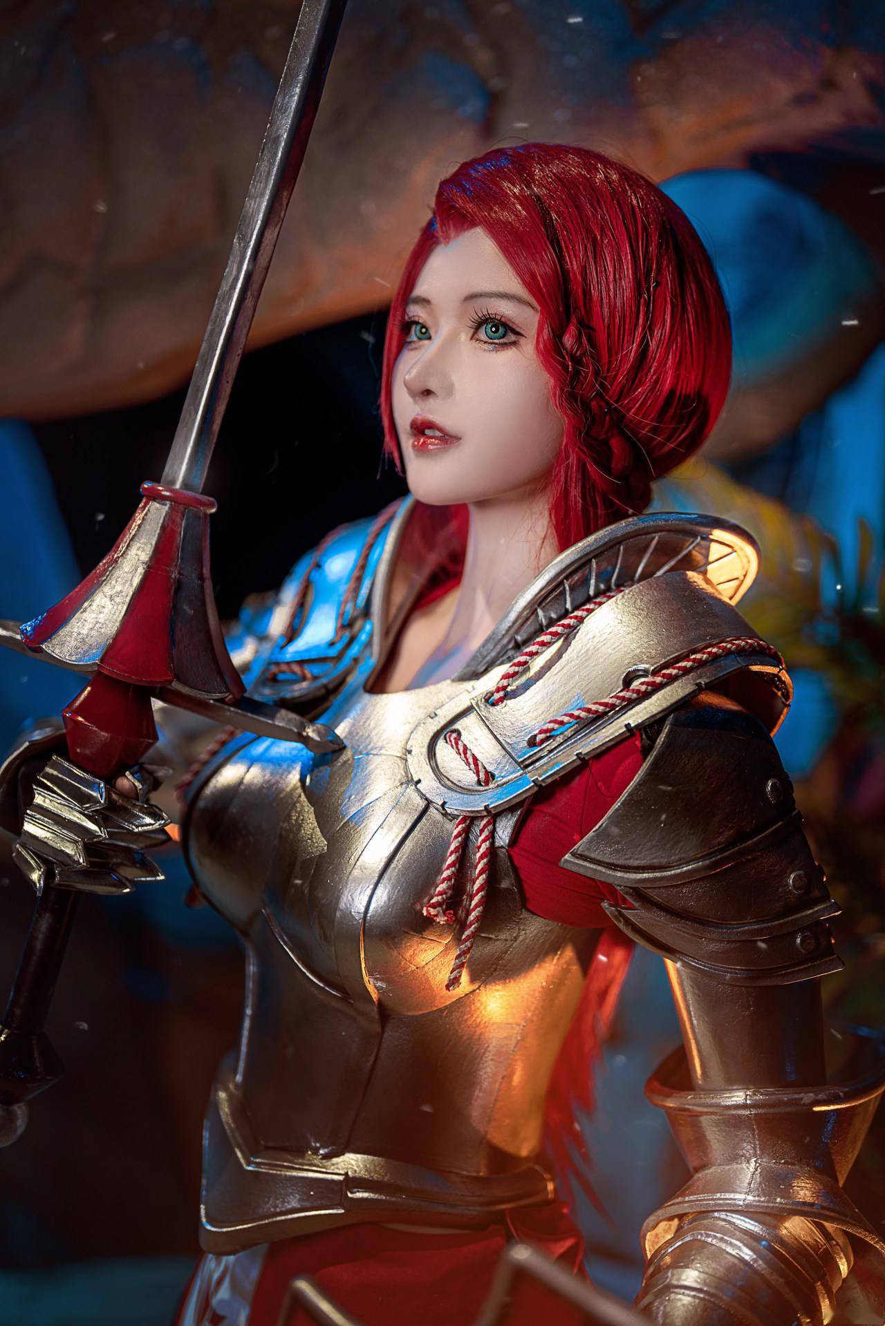 黑色沙漠手游女武神cosplay