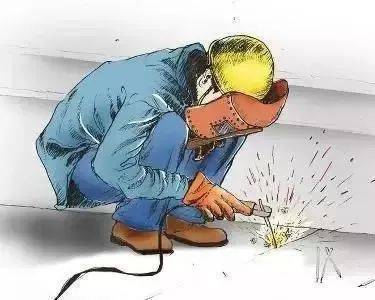 工人作业要注意这个行为……_电焊