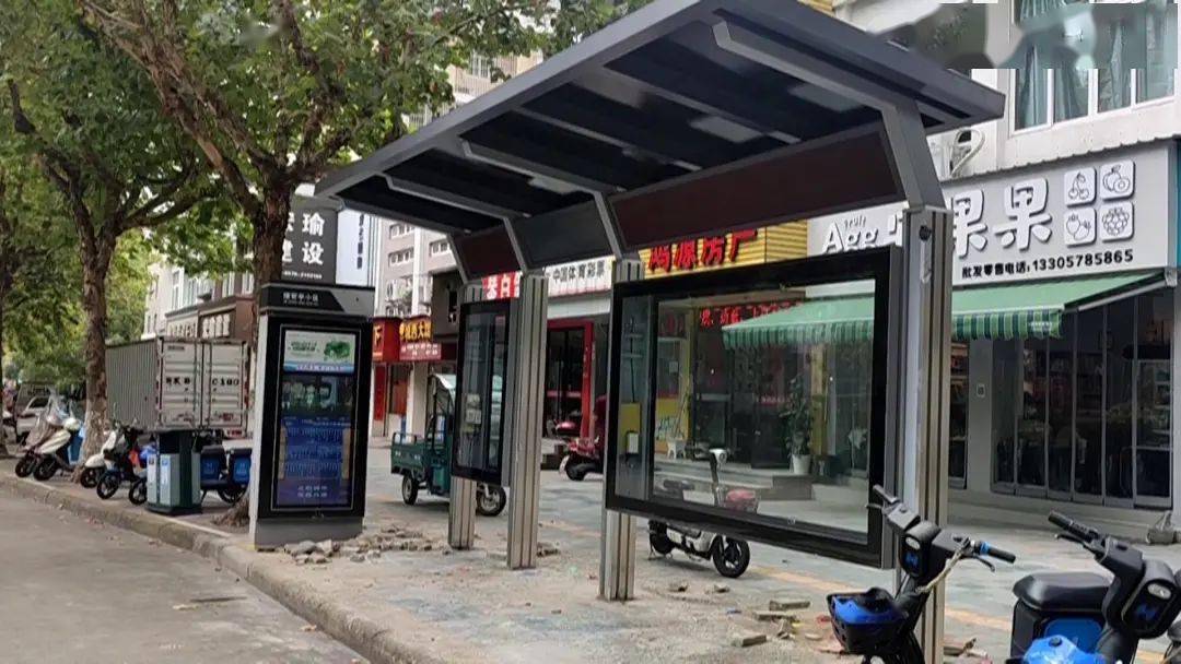 今年丽水市区新建改建55个公交站